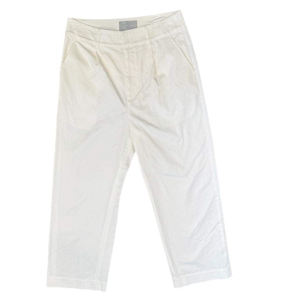 Modern Citizen Pants Size Medium Wide Leg Crop White
